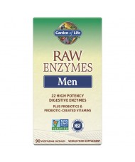 RAW Enzymy Men Digestive Health  - pro muže - podpora trávení - 90 kapslí